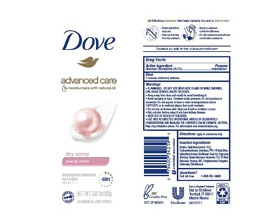Dovedryspraybeautyfinishapdeoae (Dove Advanced Care Dry Spray Beauty Finish 48h Ap Deo)
